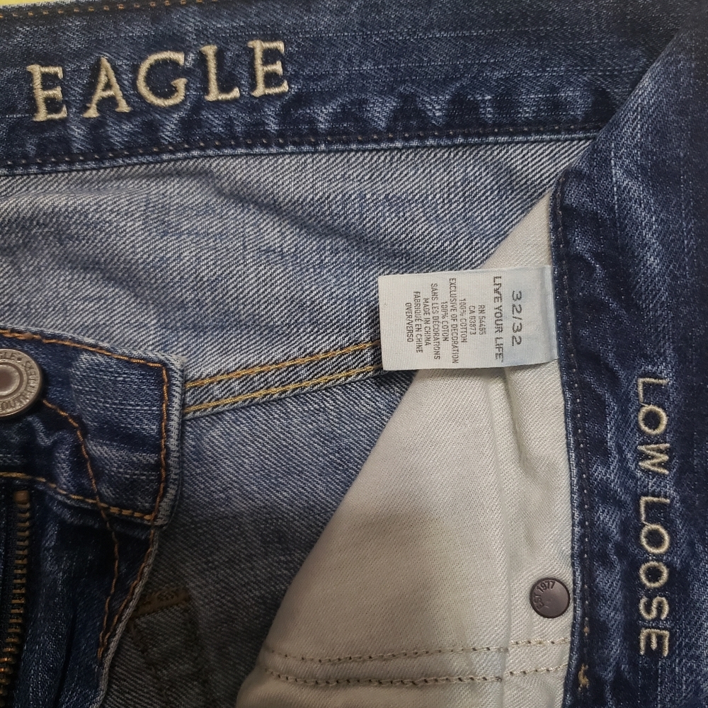 American Eagle Low Loose Denim Jeans - Picture 5 of 9